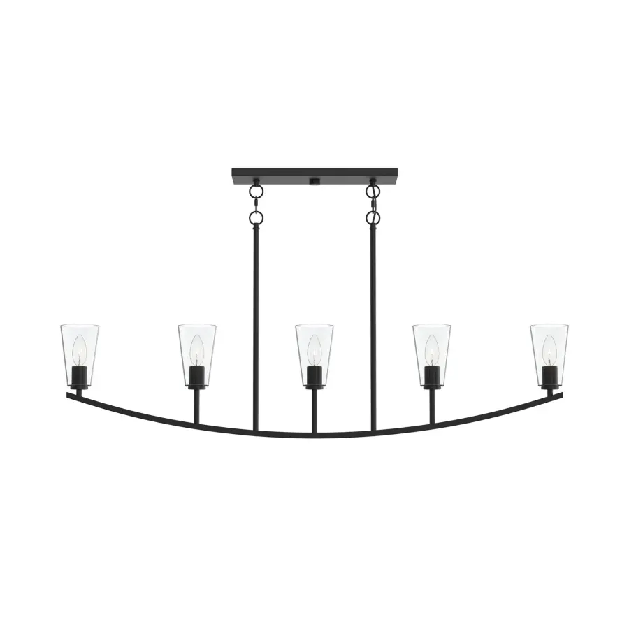Jheni Five-Light Linear Chandelier - Image 25