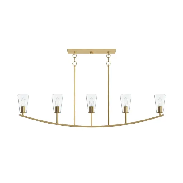 Jheni Five-Light Linear Chandelier - Image 8