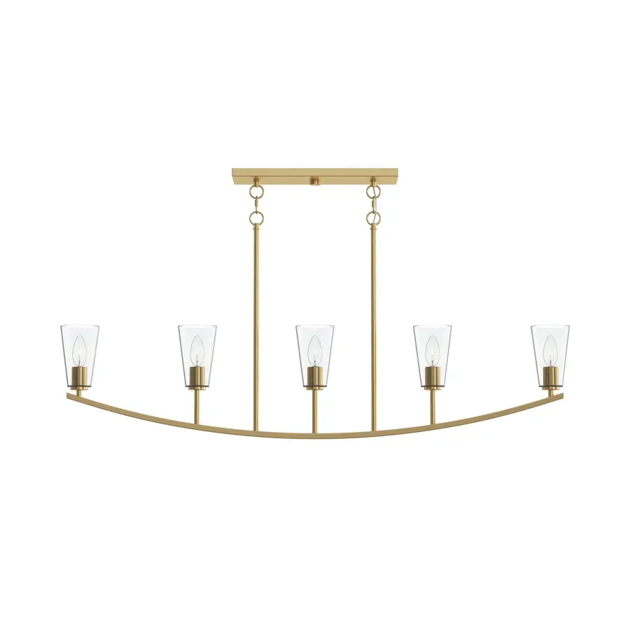 Jheni Five-Light Linear Chandelier - Image 8