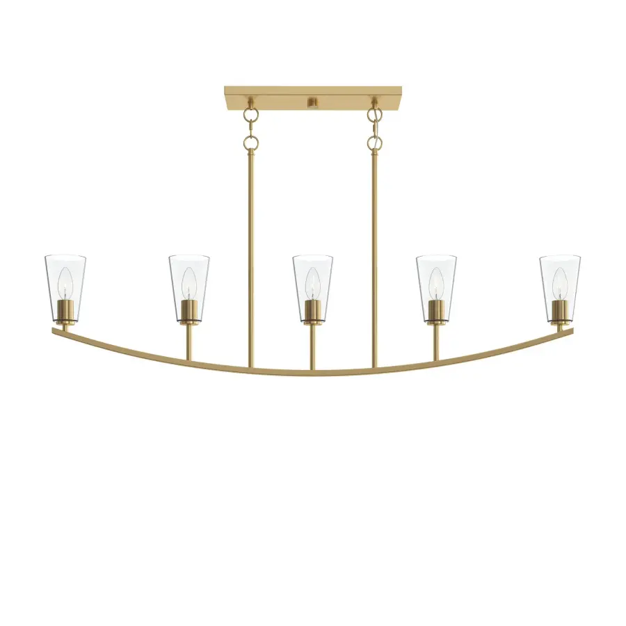 Jheni Five-Light Linear Chandelier - Image 9