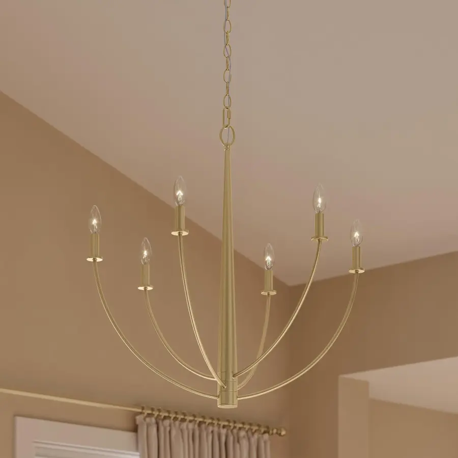 Jheni Six-Light Chandelier - Image 21