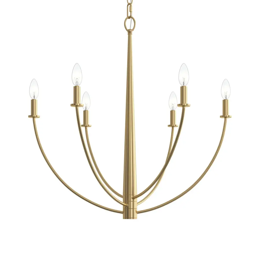 Jheni Six-Light Chandelier - Image 25