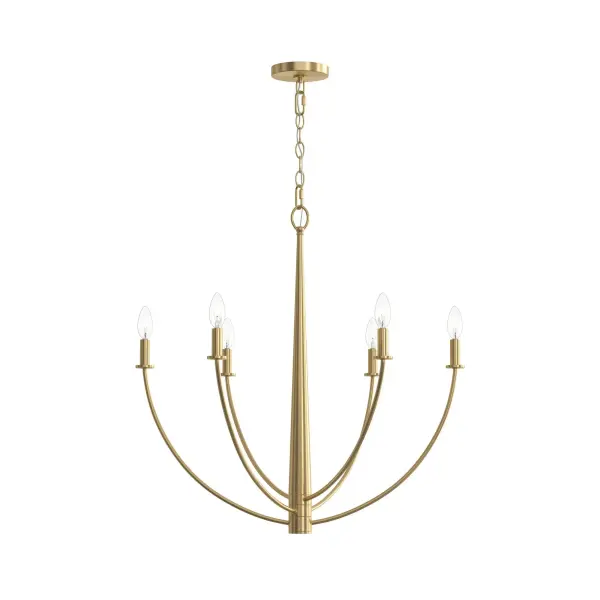 Jheni Six-Light Chandelier - Image 27