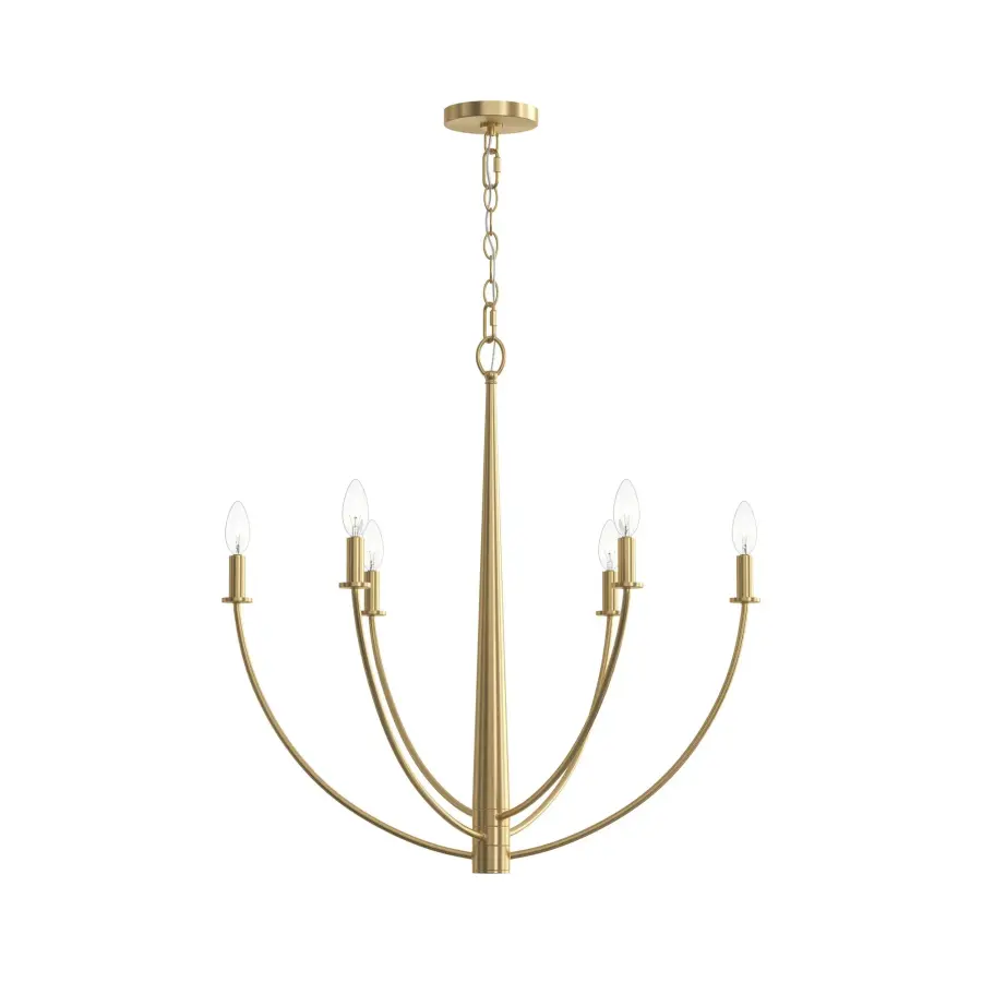 Jheni Six-Light Chandelier - Image 27