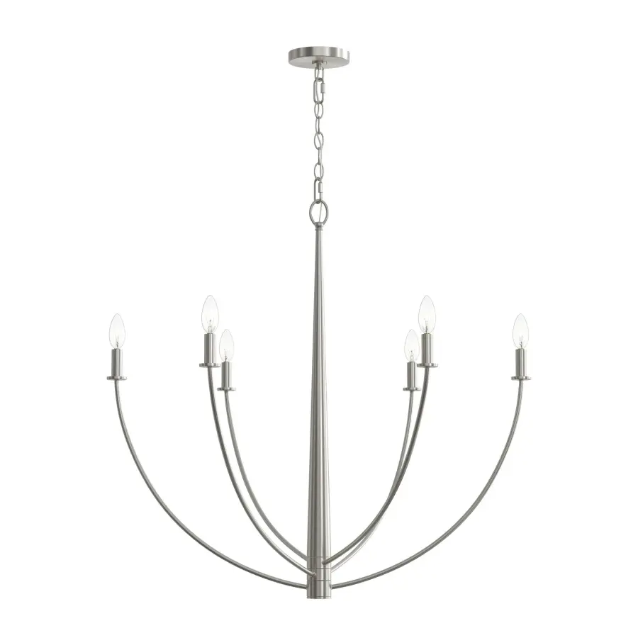 Jheni Six-Light Chandelier - Image 18