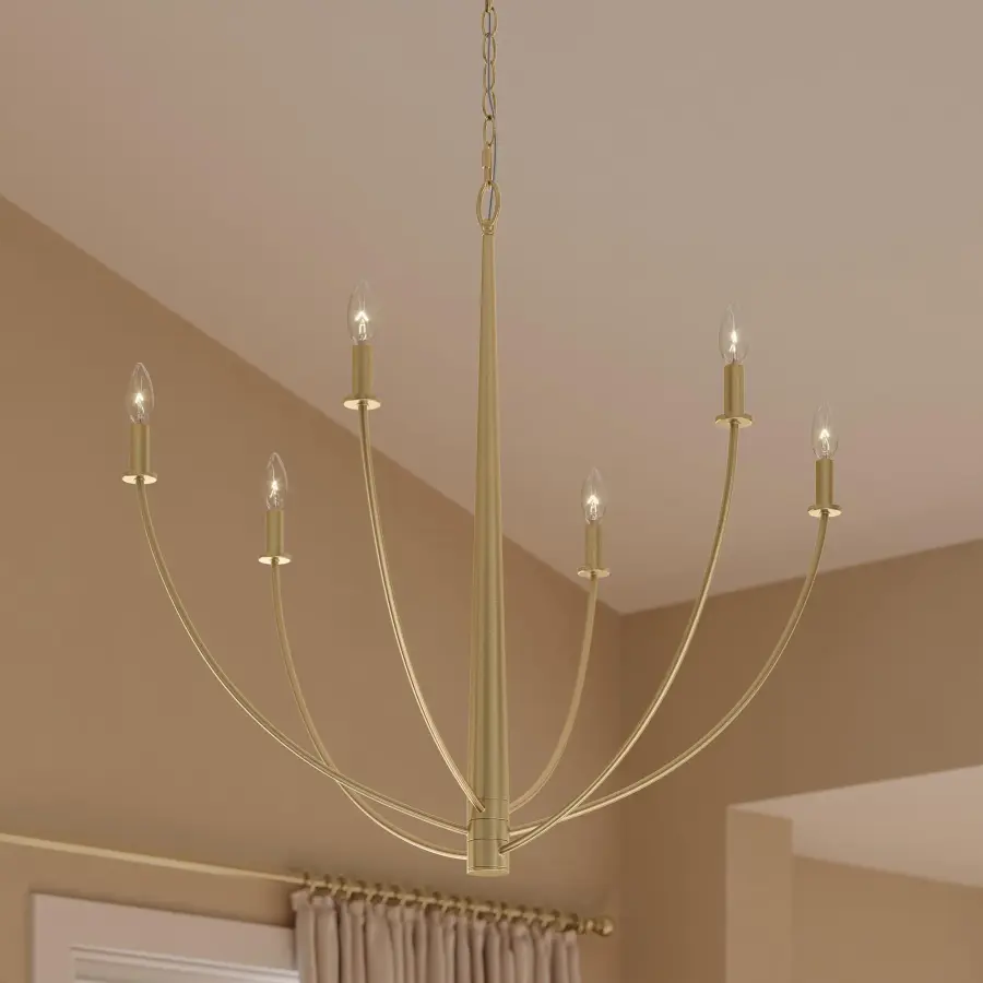 Jheni Six-Light Chandelier - Image 21