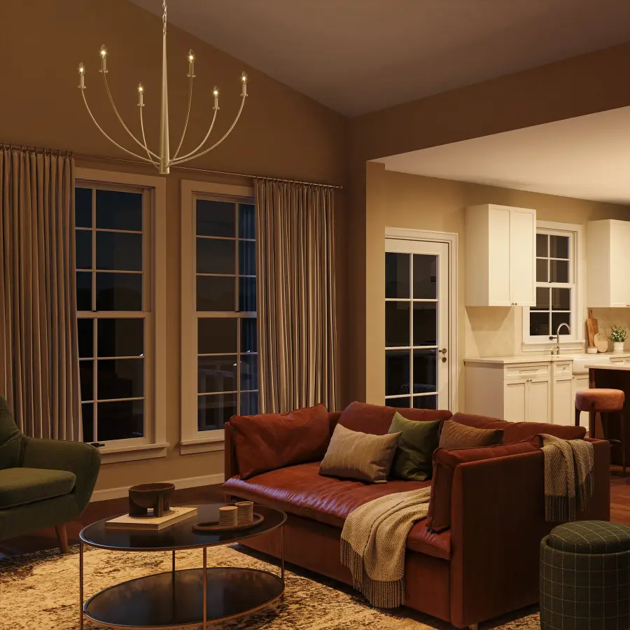 Jheni Six-Light Chandelier - Image 22
