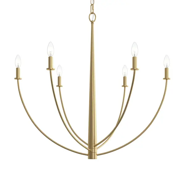 Jheni Six-Light Chandelier - Image 25
