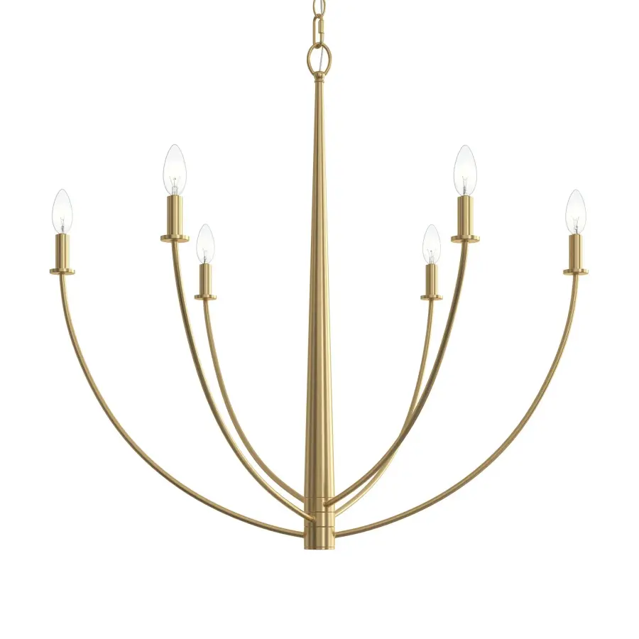 Jheni Six-Light Chandelier - Image 25