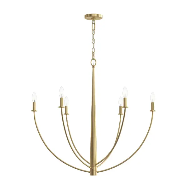 Jheni Six-Light Chandelier - Image 27