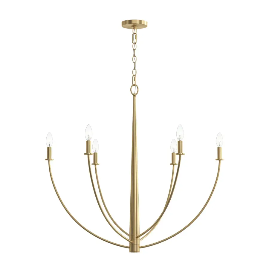Jheni Six-Light Chandelier - Image 27