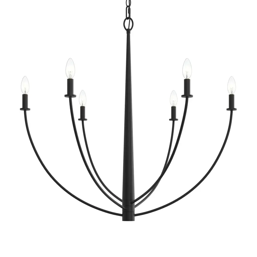 Jheni Six-Light Chandelier - Image 6