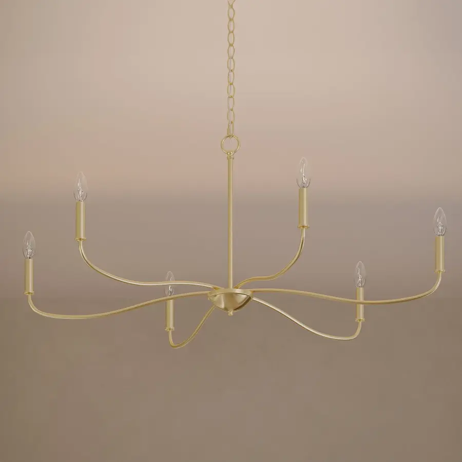 Ilia Six-Light Chandelier - Image 5