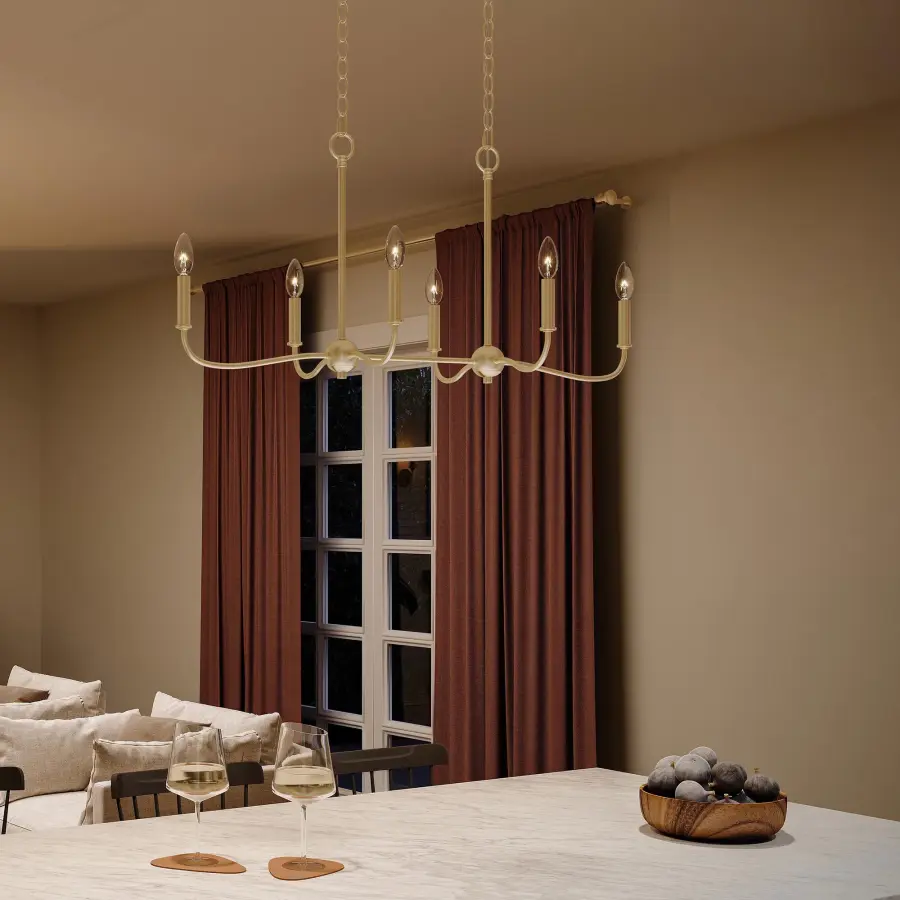 Ilia Six-Light Chandelier - Image 7