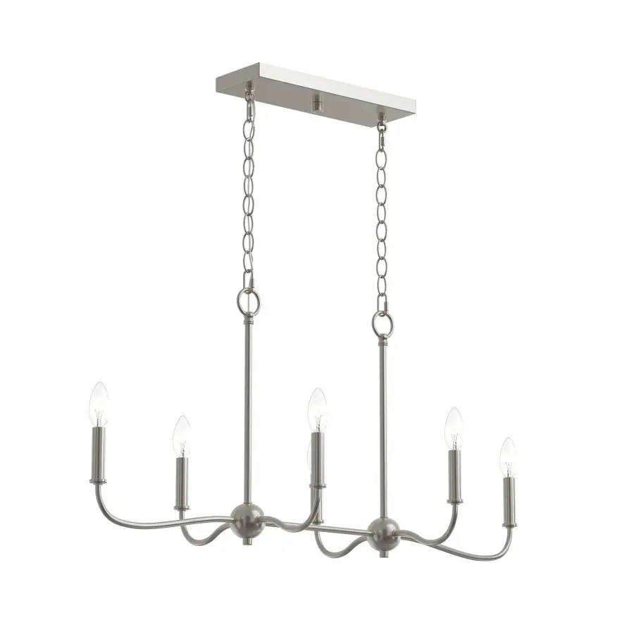 Versatile Linear Chandelier with Transitional Appeal - Image 2
