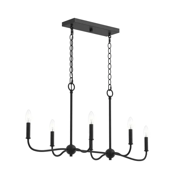 Versatile Linear Chandelier with Transitional Appeal - Image 3