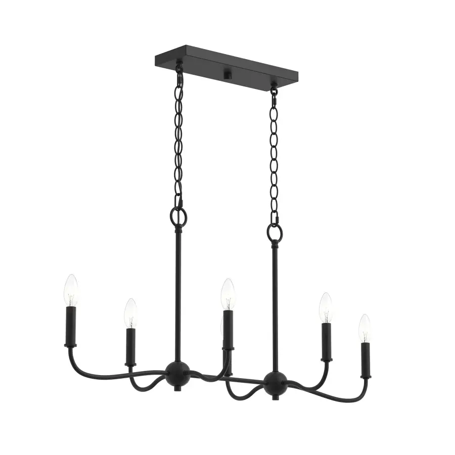 Versatile Linear Chandelier with Transitional Appeal - Image 3