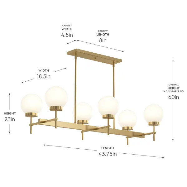 Rigsby Six-Light Chandelier - Image 15