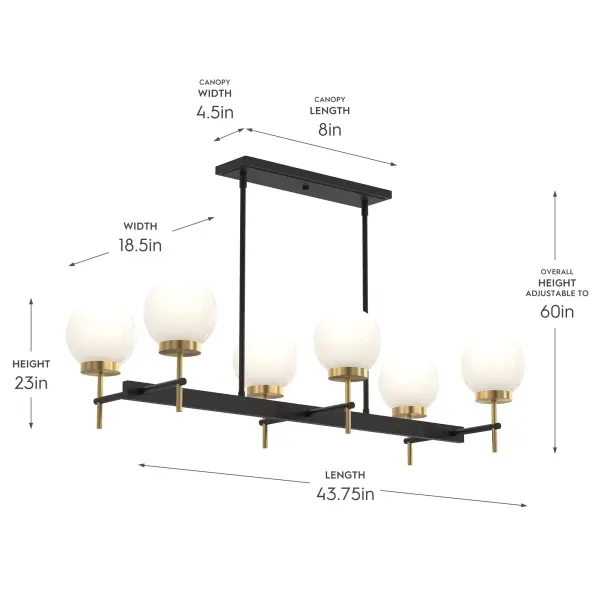 Rigsby Six-Light Chandelier - Image 22