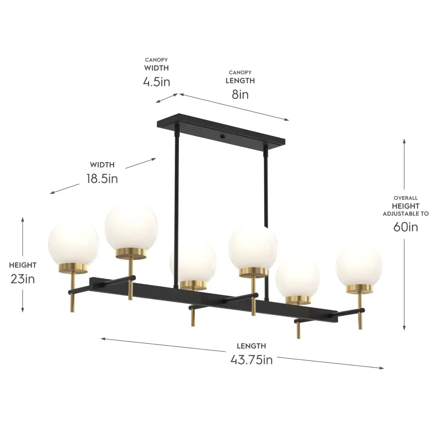 Rigsby Six-Light Chandelier - Image 22