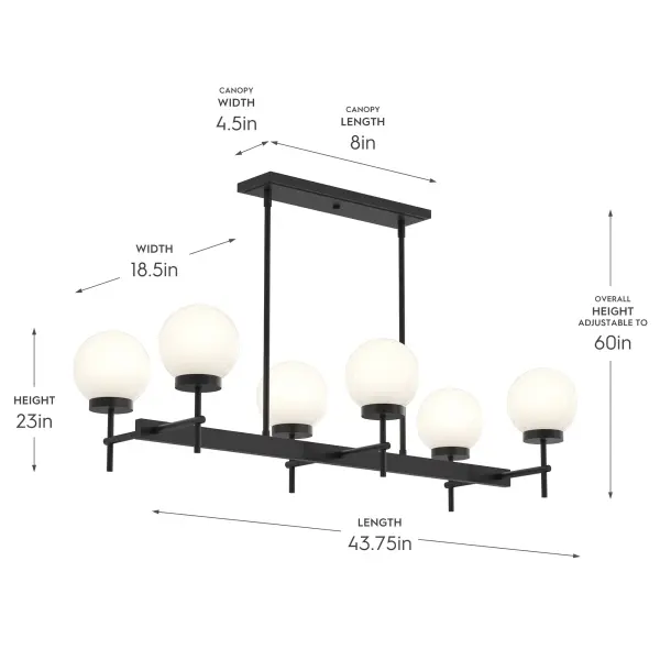 Rigsby Six-Light Chandelier - Image 5