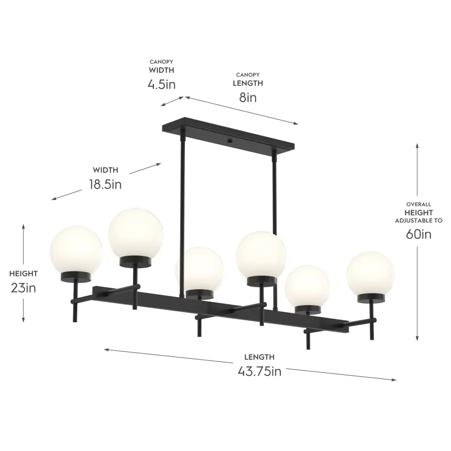 Rigsby Six-Light Chandelier - Image 5