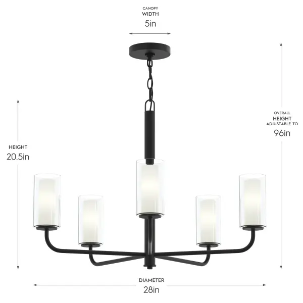 Mack Five-Light Chandelier - Image 11