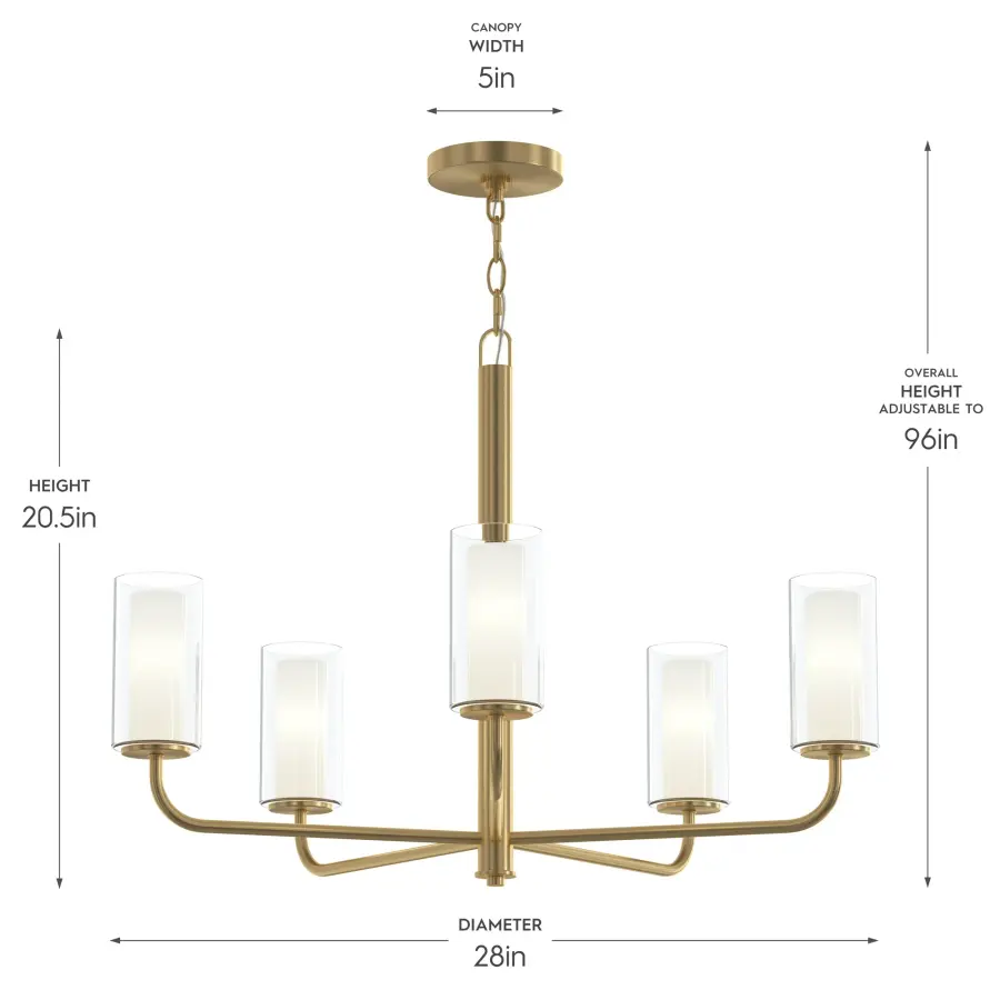 Mack Five-Light Chandelier - Image 21