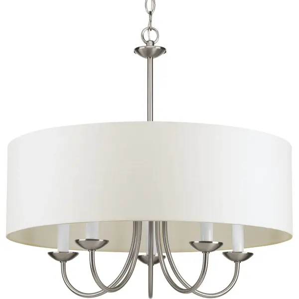 Drum Shade Collection Five-Light Chandelier - Image 2