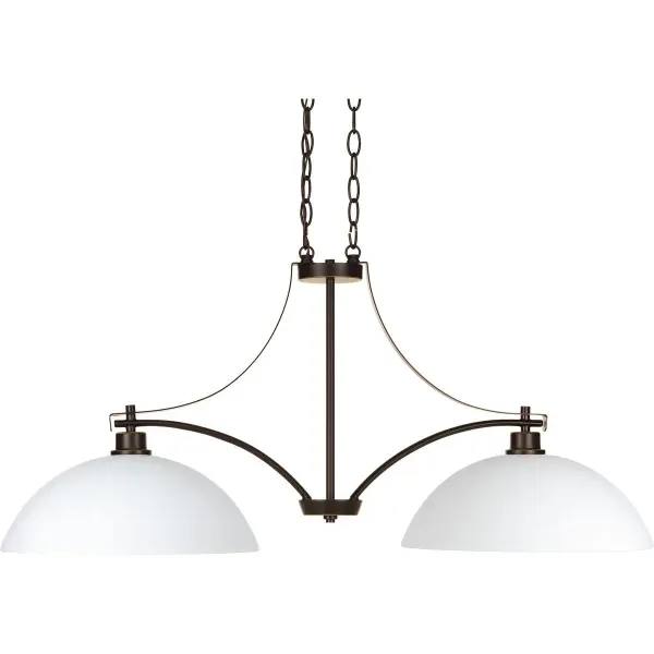 The Legend Collection brings rustic farmhouse style to modern spaces with its two-light linear design. The Antique Bronze finish adds warmth and character, making it perfect for dining rooms and kitchen islands seeking authentic charm.