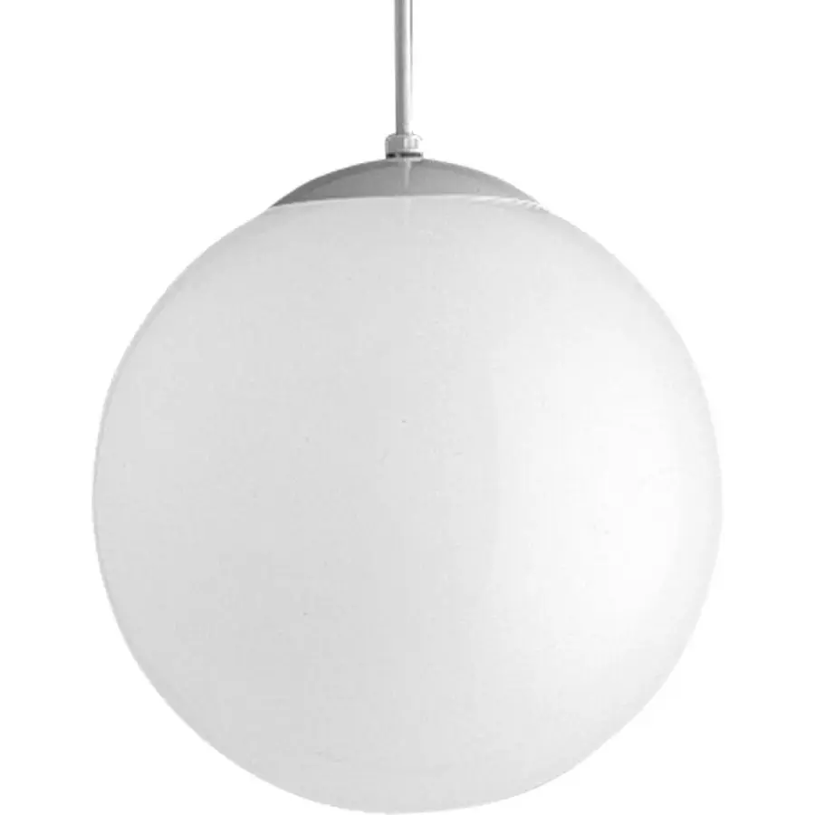 Opal Globes One-Light White Glass Pendant Light - Image 1