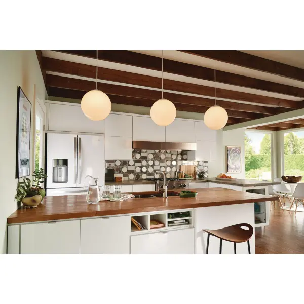 Opal Globes One-Light White Glass Pendant Light - Image 2