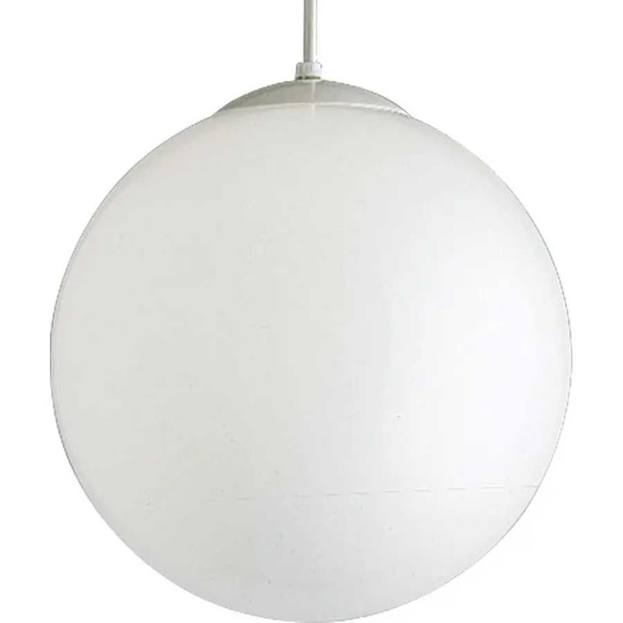 Opal Globes One-Light White Glass Pendant Light - Image 1