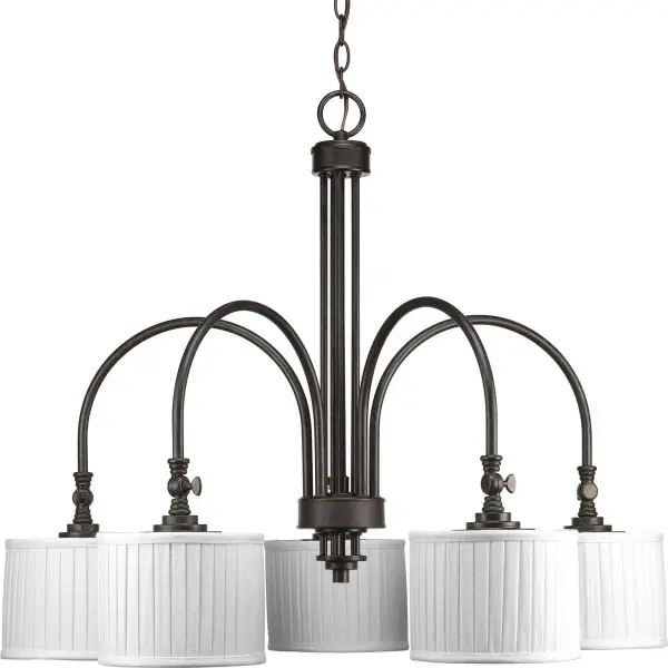 The Clayton Collection brings warm farmhouse style to your dining space with its rich Espresso finish and five-light configuration. Perfect for creating an inviting atmosphere over dining tables or kitchen islands.