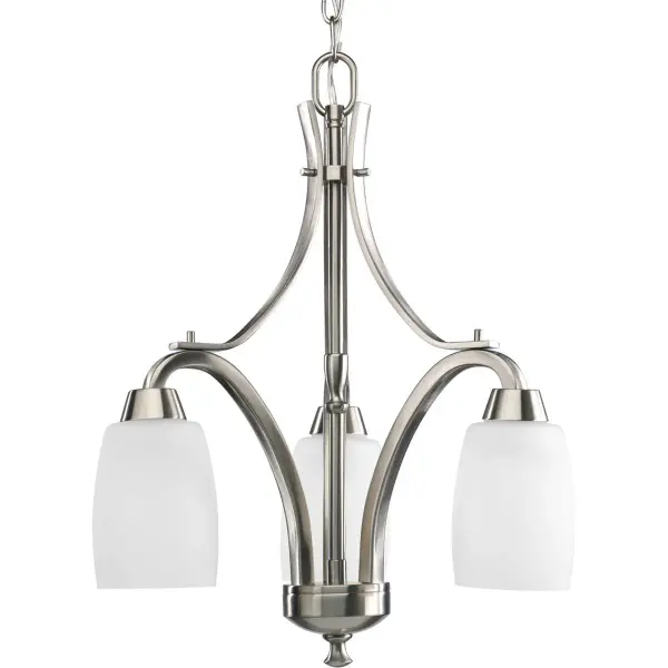 Wisten Three-Light Etched Glass Chandelier - Image 1