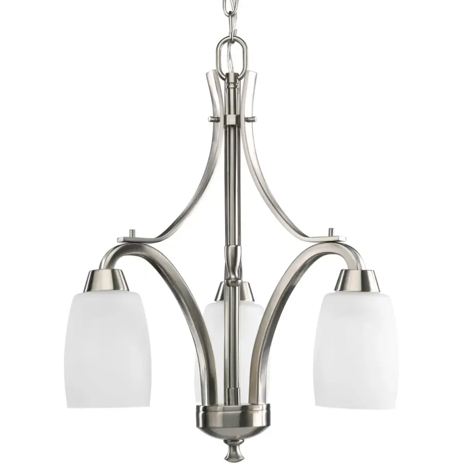 Wisten Three-Light Etched Glass Chandelier - Image 1