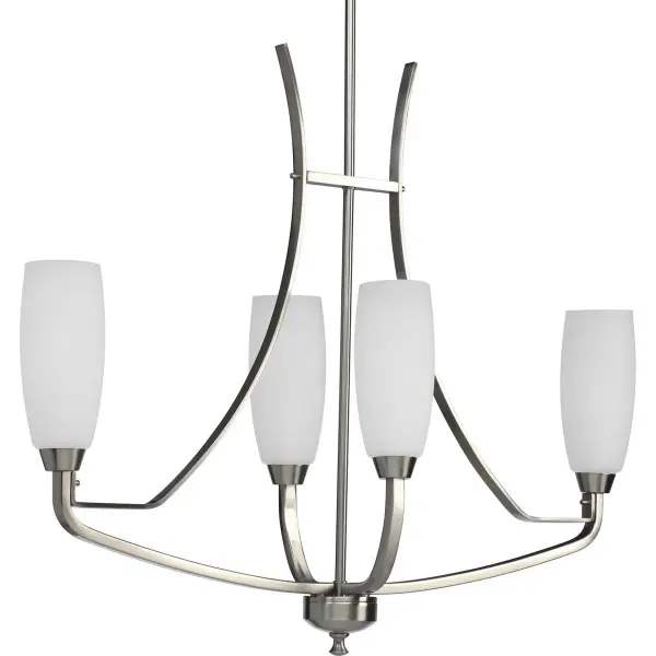 Wisten Four-Light Etched Glass Chandelier - Image 1
