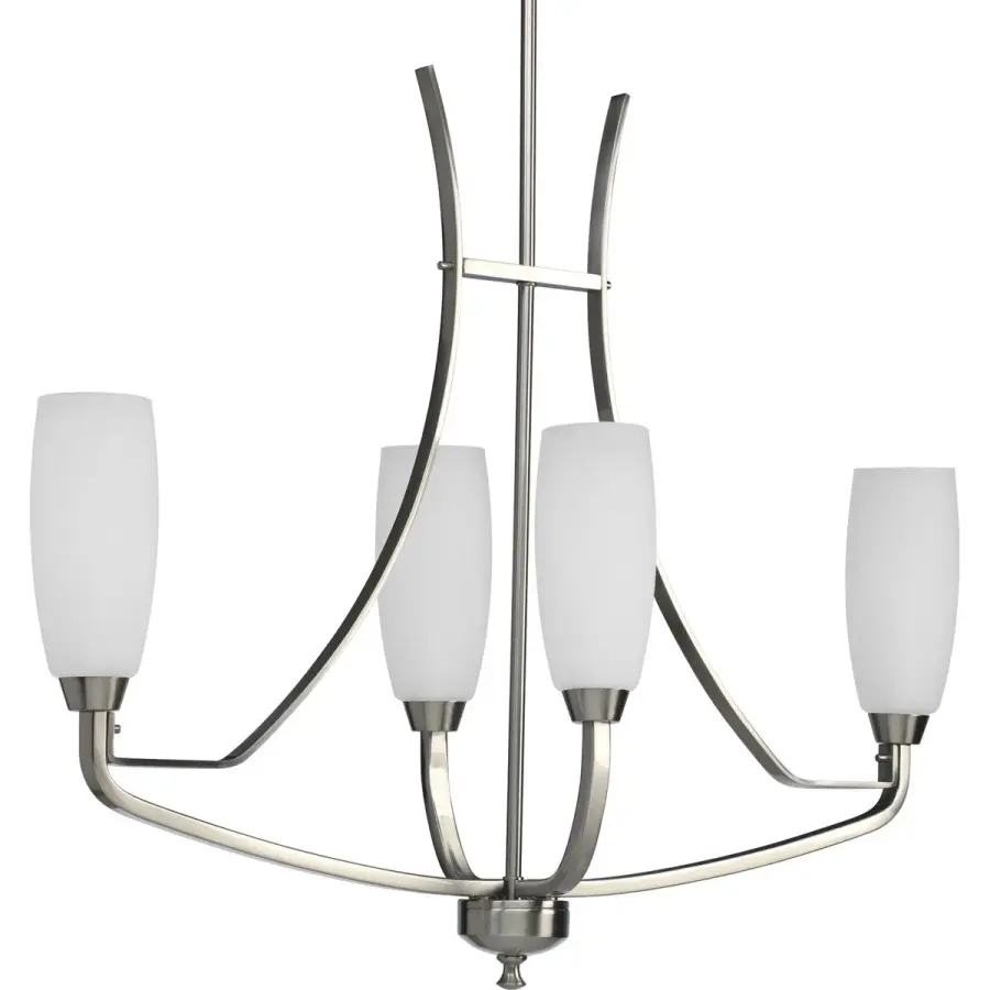 Wisten Four-Light Etched Glass Chandelier - Image 1