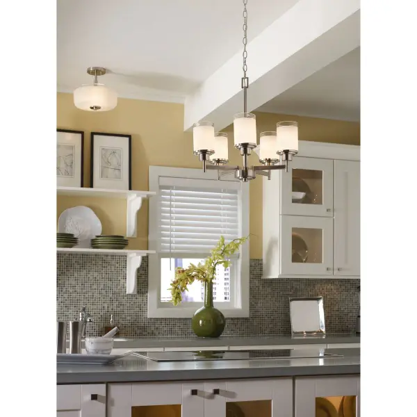 Modern Elegance Meets Timeless Design in Five-Light Chandelier - Image 3