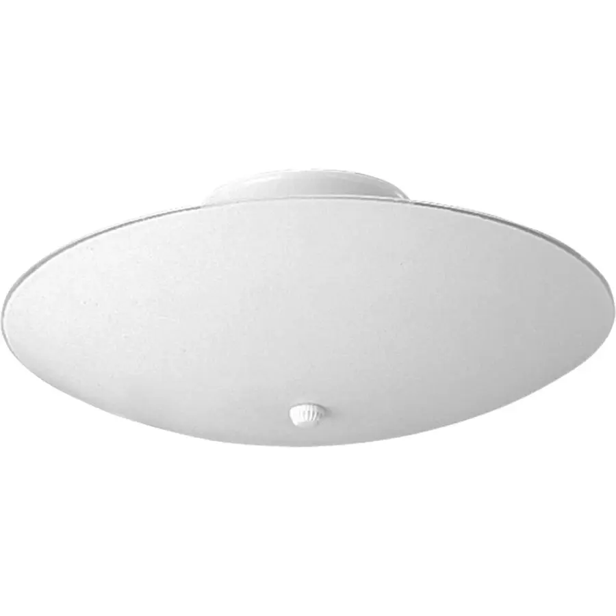 14.5" Round Glass Three-Light Close-to-Ceiling