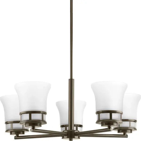 Elegant Coastal Chandelier with Timeless Chrome Finish - Image 1