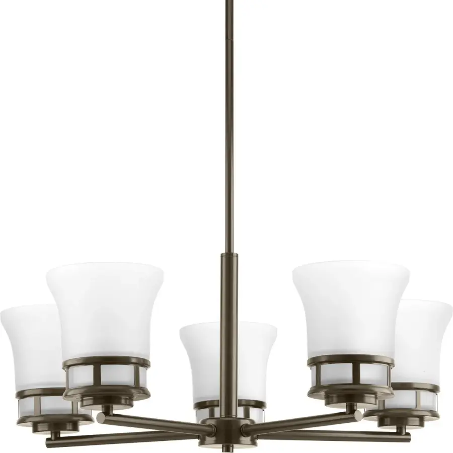 Elegant Coastal Chandelier with Timeless Chrome Finish - Image 1
