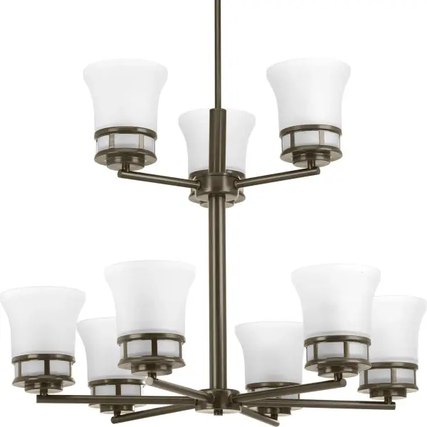 Elegant Coastal Chandelier with Sophisticated Chrome Finish - Image 2