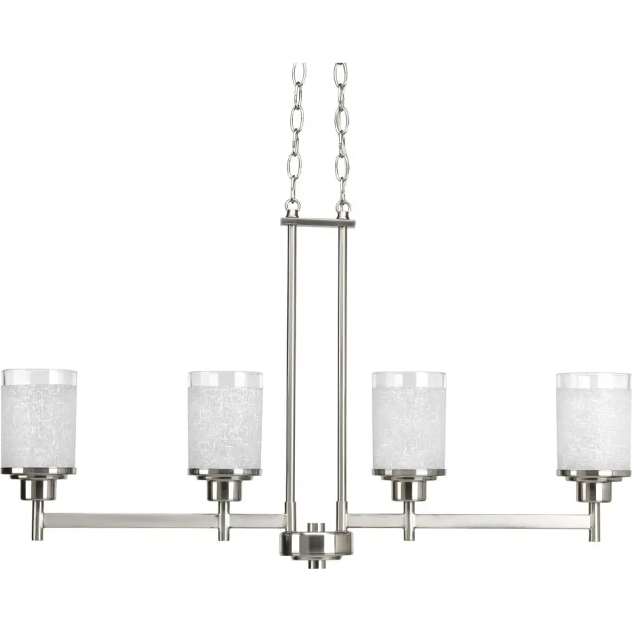 Alexa Collection Four-Light Linear Chandelier - Image 1