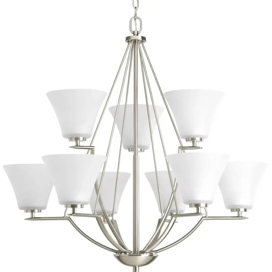Bravo Nine-Light Two-Tier Chandelier - Image 1
