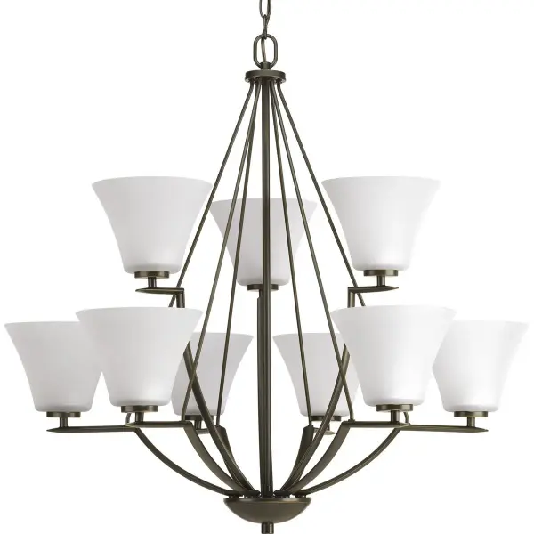 Bravo Nine-Light Two-Tier Chandelier - Image 2