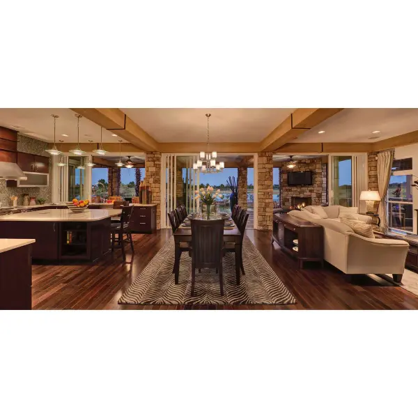 Stunning Nine-Light Statement Chandelier in Brushed Nickel - Image 3