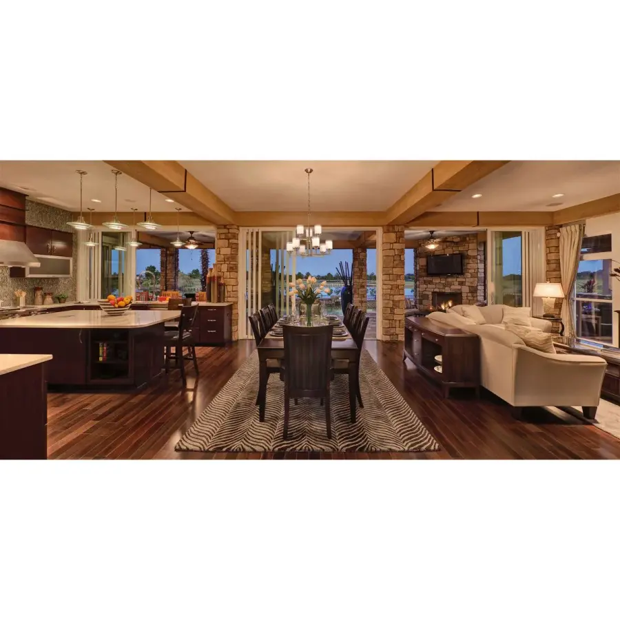 Stunning Nine-Light Statement Chandelier in Brushed Nickel - Image 3