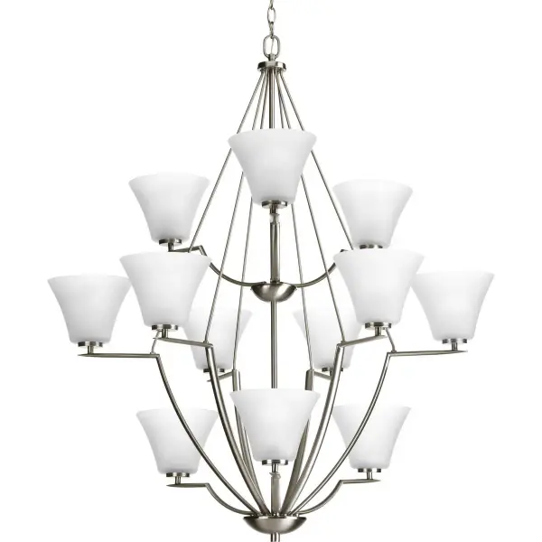 Bravo Collection Twelve-Light Three-Tier Chandelier - Image 2