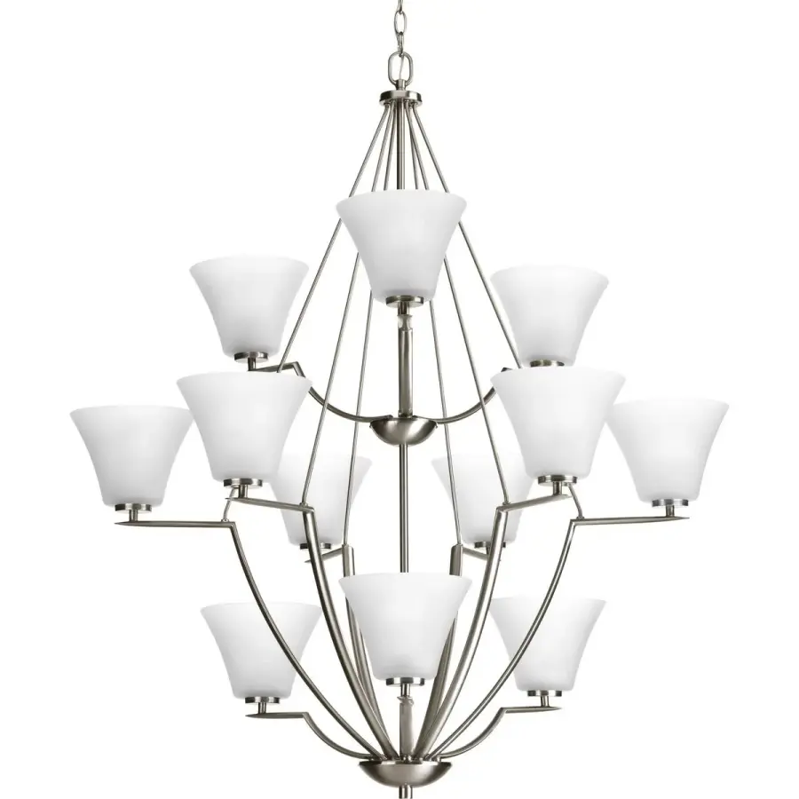 Bravo Collection Twelve-Light Three-Tier Chandelier - Image 2